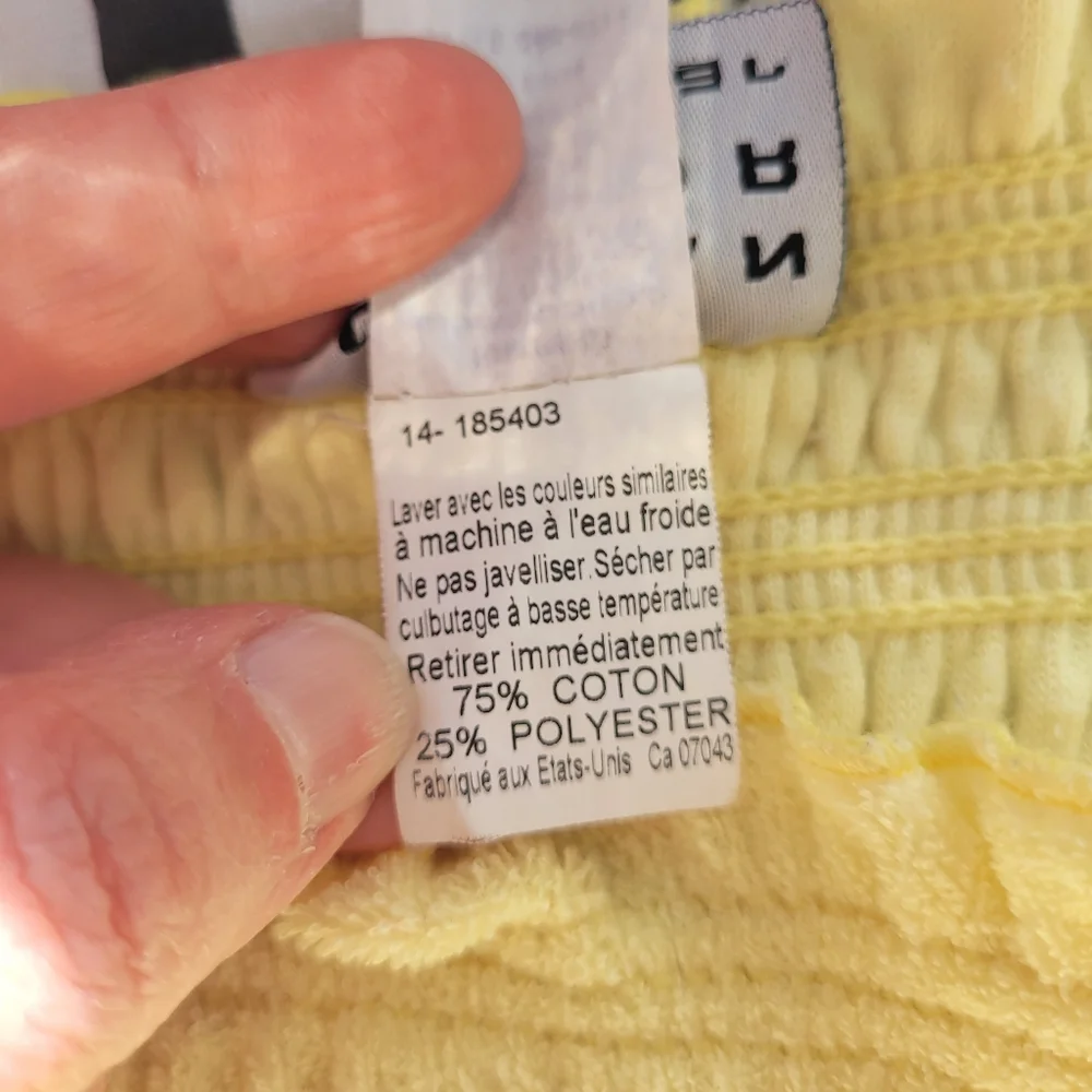 Jordan Taylor Beachwear yellow terrycloth swimsuit cover-up dress small - Picture 12 of 12